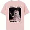 image:imageRoseSeek Girls Letter Animal Graphic Tees Short Sleeve Crewneck T Shirts Oversized Vacation Summer TopsCat Pink