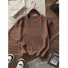 image:imageRoseSeek Girls Letter Animal Graphic Tees Short Sleeve Crewneck T Shirts Oversized Vacation Summer TopsCoffee