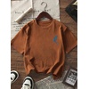image:imageRoseSeek Girls Letter Animal Graphic Tees Short Sleeve Crewneck T Shirts Oversized Vacation Summer TopsCoffee Brown