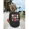 image:imageRoseSeek Girls Letter Animal Graphic Tees Short Sleeve Crewneck T Shirts Oversized Vacation Summer TopsDark Medium Grey