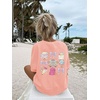 image:imageRoseSeek Girls Letter Animal Graphic Tees Short Sleeve Crewneck T Shirts Oversized Vacation Summer TopsDusty Pink