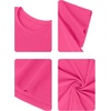 image:imageRoseSeek Girls Letter Animal Graphic Tees Short Sleeve Crewneck T Shirts Oversized Vacation Summer TopsHot Pink
