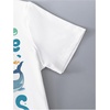 image:imageRoseSeek Girls Letter Animal Graphic Tees Short Sleeve Crewneck T Shirts Oversized Vacation Summer TopsLetter White