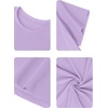 image:imageRoseSeek Girls Letter Animal Graphic Tees Short Sleeve Crewneck T Shirts Oversized Vacation Summer TopsMauve Medium Purple