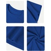image:imageRoseSeek Girls Letter Animal Graphic Tees Short Sleeve Crewneck T Shirts Oversized Vacation Summer TopsPrint Royal Blue