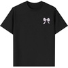 image:imageRoseSeek Girls Letter Animal Graphic Tees Short Sleeve Crewneck T Shirts Oversized Vacation Summer TopsPure Black
