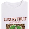 image:imageRoseSeek Girls Letter Animal Graphic Tees Short Sleeve Crewneck T Shirts Oversized Vacation Summer TopsWhite and Red