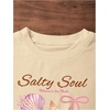 image:imageRoseSeek Girls Letter Bow Graphic Tees Short Sleeve Crewneck Cute Shirts for Teen Girls TrendyPink Apricot