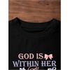 image:imageRoseSeek Girls Letter Bow Graphic Tees Short Sleeve Crewneck Cute Shirts for Teen Girls TrendyPrint Black