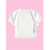 image:imageRoseSeek Girls Letter Bow Graphic Tees Short Sleeve Crewneck Cute Shirts for Teen Girls TrendyWhite Blue Bow
