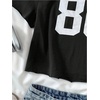 image:imageRoseSeek Girls Number Graphic Tees Y2k Short Sleeve Scoop Neck Summer Crop T ShirtsBlack