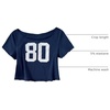 image:imageRoseSeek Girls Number Graphic Tees Y2k Short Sleeve Scoop Neck Summer Crop T ShirtsBlue