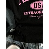 image:imageRoseSeek Girls Off The Shoulder Letter Graphic Tees Short Sleeve Ruched Bowknot T Shirts Cute Crop TopsBlack and Pink