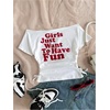 image:imageRoseSeek Girls Off The Shoulder Letter Graphic Tees Short Sleeve Ruched Bowknot T Shirts Cute Crop TopsWhite Letter