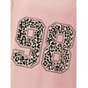 image:imageRoseSeek Girls Off The Shoulder Tops Number Graphic Jersey Shirts Short Sleeve Oversized T Shirts Y2k TopsNumber Pink