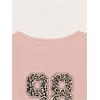 image:imageRoseSeek Girls Off The Shoulder Tops Number Graphic Jersey Shirts Short Sleeve Oversized T Shirts Y2k TopsNumber Pink