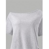 image:imageRoseSeek Girls Off The Shoulder Tops Short Sleeve Cute Summer T Shirts for Teens Girls Y2k Tops TrendyBlack and Grey