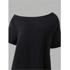 image:imageRoseSeek Girls Off The Shoulder Tops Short Sleeve Cute Summer T Shirts for Teens Girls Y2k Tops TrendyBlack and Grey