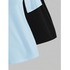 image:imageRoseSeek Girls Off The Shoulder Tops Short Sleeve Cute Summer T Shirts for Teens Girls Y2k Tops TrendyBlue and Black