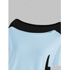 image:imageRoseSeek Girls Off The Shoulder Tops Short Sleeve Cute Summer T Shirts for Teens Girls Y2k Tops TrendyBlue and Black