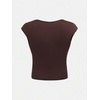 image:imageRoseSeek Girls Ruched Cap Sleeve Tops Sweetheart Neck Slim Fit Cropped T Shirts Cute Summer ClothesRoyal Blue