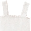 image:imageRoseSeek Girls Shirred Frill Flared Tank Top Sleeveless Slim Fit Summer Crop TopsWhite