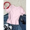 image:imageRoseSeek Girls Shirts 3 Packs Graphic Tees Vacation Hibiscus Top Crewneck Short Sleeve Cute Tops Summer Slim Fit T ShirtBowknot Multicolor