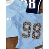 image:imageRoseSeek Girls Shirts 3 Packs Graphic Tees Vacation Hibiscus Top Crewneck Short Sleeve Cute Tops Summer Slim Fit T ShirtDeep Light Blue