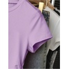 image:imageRoseSeek Girls Shirts 3 Packs Graphic Tees Vacation Hibiscus Top Crewneck Short Sleeve Cute Tops Summer Slim Fit T ShirtGrey Green Purple