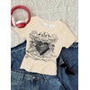 image:imageRoseSeek Girls Shirts 3 Packs Graphic Tees Vacation Hibiscus Top Crewneck Short Sleeve Cute Tops Summer Slim Fit T ShirtRed Brown Beige