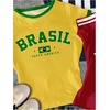 image:imageRoseSeek Girls Shirts 3 Packs Graphic Tees Vacation Hibiscus Top Crewneck Short Sleeve Cute Tops Summer Slim Fit T ShirtRed Yellow Blue