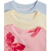 image:imageRoseSeek Girls Shirts 3 Packs Star Butterfly Graphic Tees Crew Neck Short Sleeve T Shirt Casual TopsBlue Pink Beige