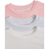 image:imageRoseSeek Girls Shirts 3 Packs Star Butterfly Graphic Tees Crew Neck Short Sleeve T Shirt Casual TopsBlue Pink White