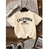 image:imageRoseSeek Girls Shirts 3 Packs Star Butterfly Graphic Tees Crew Neck Short Sleeve T Shirt Casual TopsBrown Coffee Beige