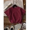 image:imageRoseSeek Girls Shirts 3 Packs Star Butterfly Graphic Tees Crew Neck Short Sleeve T Shirt Casual TopsBurgundy Black Grey