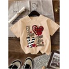 image:imageRoseSeek Girls Shirts 3 Packs Star Butterfly Graphic Tees Crew Neck Short Sleeve T Shirt Casual TopsCheetah Multicolor