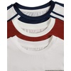 image:imageRoseSeek Girls Shirts 3 Packs Star Butterfly Graphic Tees Crew Neck Short Sleeve T Shirt Casual TopsRed Blue White