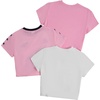 image:imageRoseSeek Girls Shirts 3 Packs Star Butterfly Graphic Tees Crew Neck Short Sleeve T Shirt Casual TopsWhite Pink Black