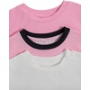 image:imageRoseSeek Girls Shirts 3 Packs Star Butterfly Graphic Tees Crew Neck Short Sleeve T Shirt Casual TopsWhite Pink Black