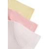 image:imageRoseSeek Girls Shirts 3 Packs Star Butterfly Graphic Tees Crew Neck Short Sleeve T Shirt Casual TopsYellow Pink White