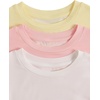 image:imageRoseSeek Girls Shirts 3 Packs Star Butterfly Graphic Tees Crew Neck Short Sleeve T Shirt Casual TopsYellow Pink White