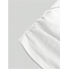 image:imageRoseSeek Girls Short Sleeve Ruched Tee Tops Basic Crew Neck Slim Fit T Shirts with Hair TiesWhite