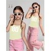 image:imageRoseSeek Girls Sleeveless Jersey Shirts Number Graphic Camisole Tops Workout Sports Y2K TopApricot