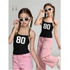 image:imageRoseSeek Girls Sleeveless Jersey Shirts Number Graphic Camisole Tops Workout Sports Y2K TopBlack
