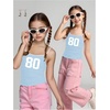 image:imageRoseSeek Girls Sleeveless Jersey Shirts Number Graphic Camisole Tops Workout Sports Y2K TopLight Blue
