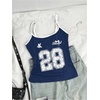image:imageRoseSeek Girls Sleeveless Jersey Shirts Number Graphic Camisole Tops Workout Sports Y2K TopNumber Blue