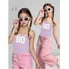 image:imageRoseSeek Girls Sleeveless Jersey Shirts Number Graphic Camisole Tops Workout Sports Y2K TopPurple
