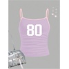 image:imageRoseSeek Girls Sleeveless Jersey Shirts Number Graphic Camisole Tops Workout Sports Y2K TopPurple