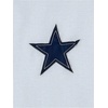image:imageRoseSeek Girls Star Patchwork Color Block Crop Tops Short Sleeve Crew Neck Ribbed T ShirtsBlue