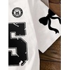 image:imageRoseSeek Girls Y2K Letter Bow Graphic Tee Shirt Crewneck Short Sleeve Cute Going Out TopsBlack and White